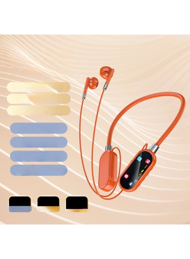 EBMINI New Digital Noise Cancelling Neck Hanging Wireless Bluetooth Earphones