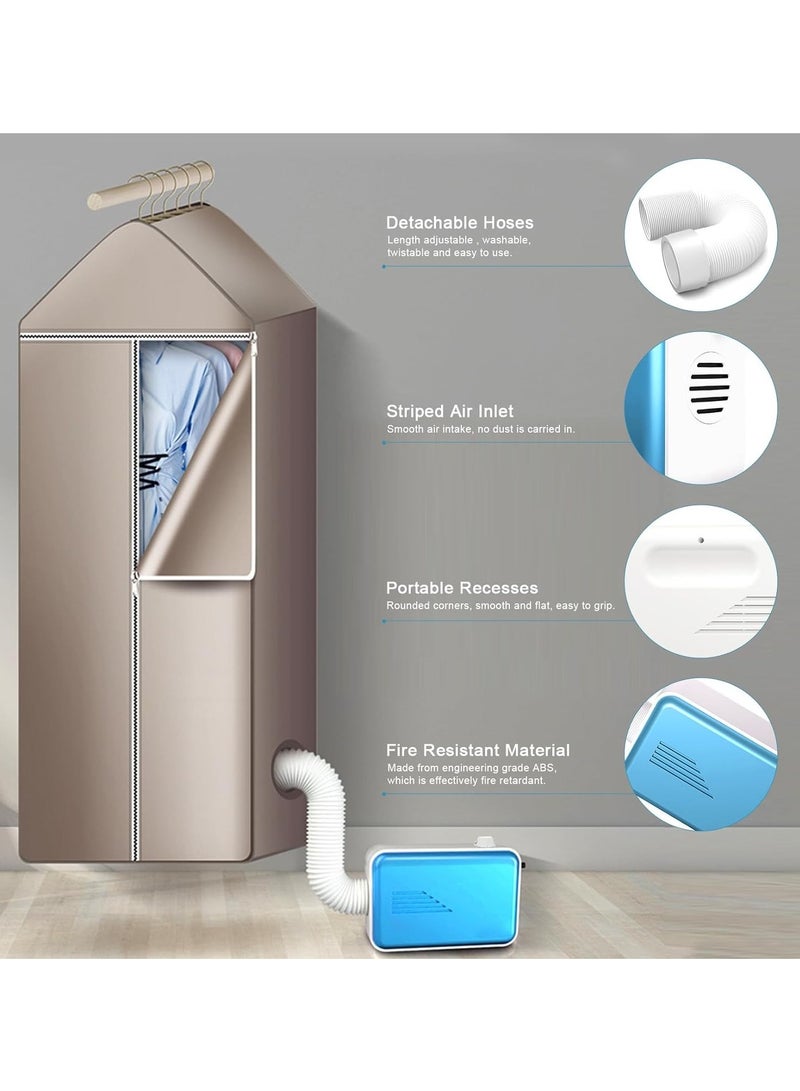 ارواق مجفف صغير متعدد الوظائف للاستخدام المنزلي لتجفيف الأحذية والقفازات، وتجفيف الحيوانات الأليفة وإزالة العث، 110 فولت بمعيار أوروبي - Image 1