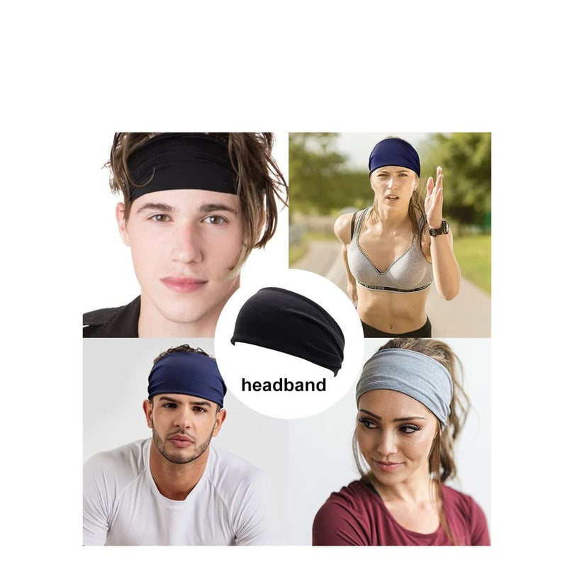 SOLARAE 12PCS Women's Headbands Athletic Yoga Workout Sports Exercise Headband Elastic Non Slip Sweat Wicking Summer Cloth Hair Bands - Image 2