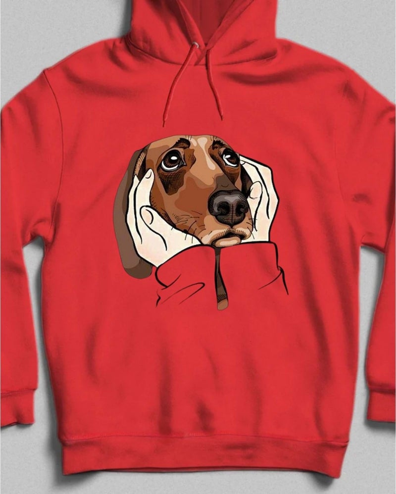 Hena Paw Lover Design Sweatshirt Dark Gray  - Image 2