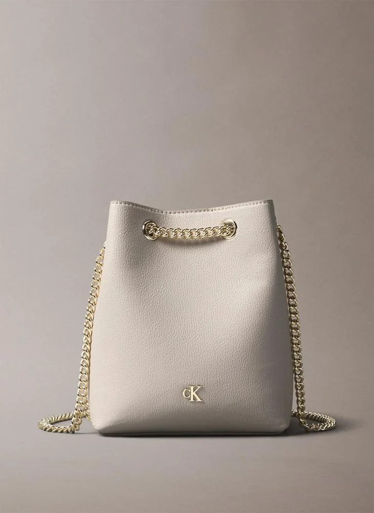 Calvin Klein Jeans Logo Bucket Bag