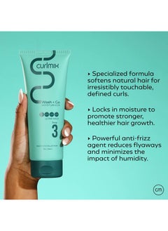 curlmix Moisturizer for Curly Hair - Anti-Frizz Reduces Flyaways - Hydrating Mongongo Butter - Ultra Hold  - Image 2
