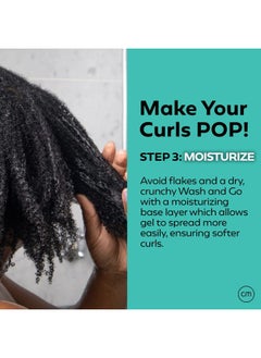 curlmix Moisturizer for Curly Hair - Anti-Frizz Reduces Flyaways - Hydrating Mongongo Butter - Ultra Hold  - Image 3