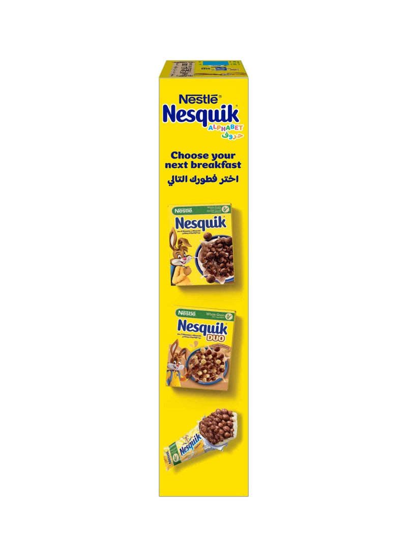 Nesquik - Chocolate Alphabets Breakfast Cereal 325g - Image 1
