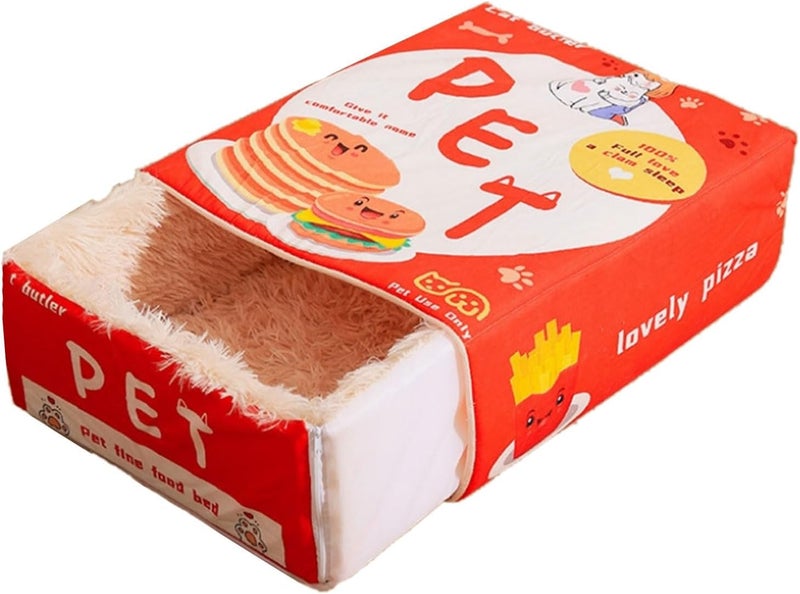 Pet Bed Hideaway Washable with Enclosure Sleep for Dogs and Cats Soft Cave Sofa House Plush Sleep Pet Sleeping - Image 3