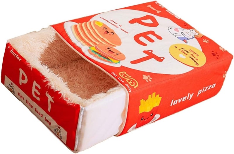 Pet Bed Hideaway Washable with Enclosure Sleep for Dogs and Cats Soft Cave Sofa House Plush Sleep Pet Sleeping - Image 1
