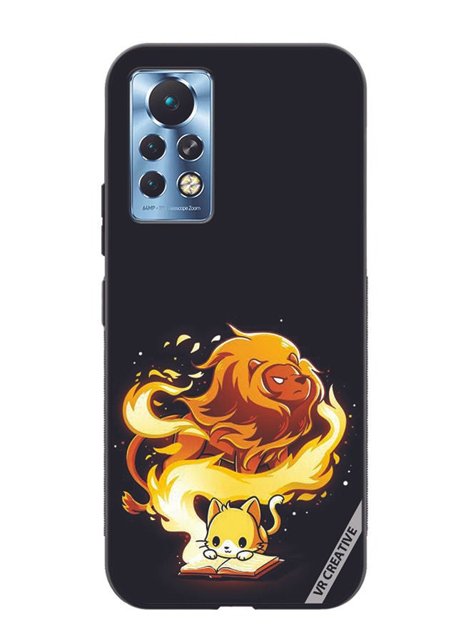 Protective Case Cover For Infinix Note 11 Pro Fir Cat Design Multicolour