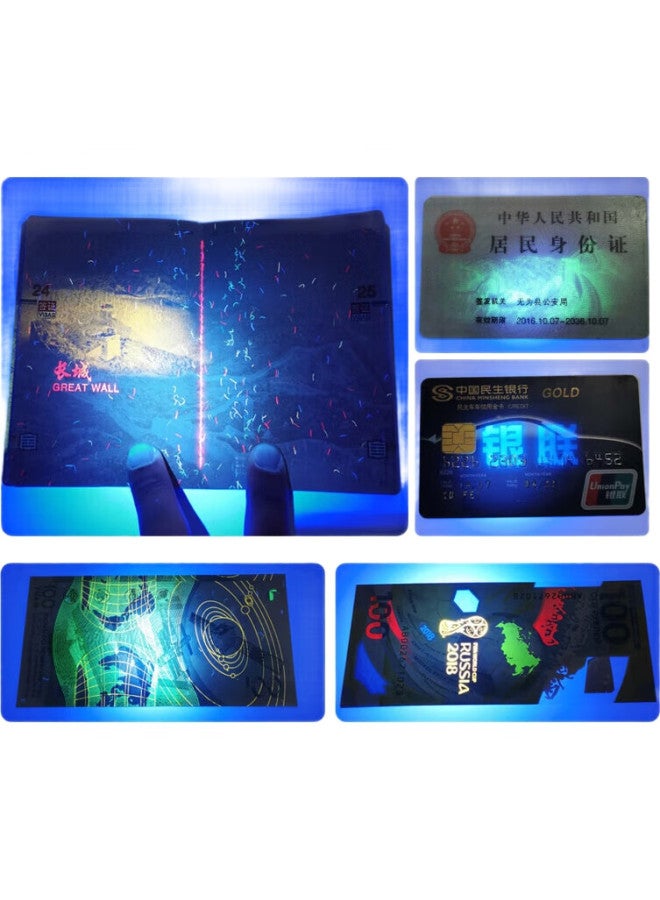 Shenyu High-Power Uv Light Flashlight, Professional Black Mirror Uv 365Nm Lamp For Authenticating Coins, Antiques, And Jade - Image 3