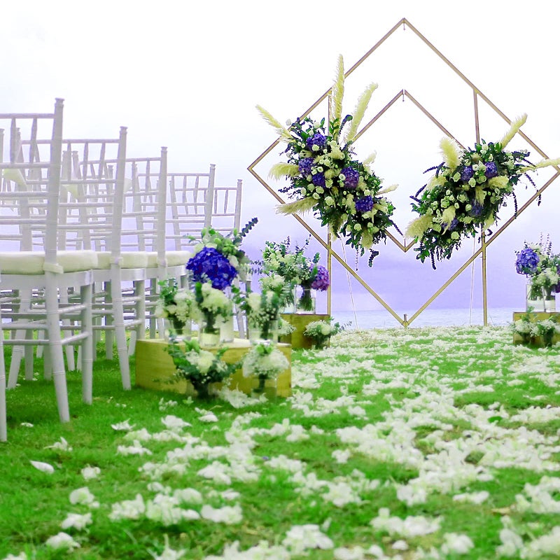 Neo LOONS 1000 Pcs Artificial Silk Rose Petals Decoration Wedding Party Color Green - Image 3
