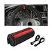 Ywdiml Car Steering Wheel Cover Stitch On Full Surround Soft Suede Steering Wheel Wrap Guard with Needle Thread Comfortable Grip Auto Interior Accessories Universal for Vehicle BlackRed - Image 2