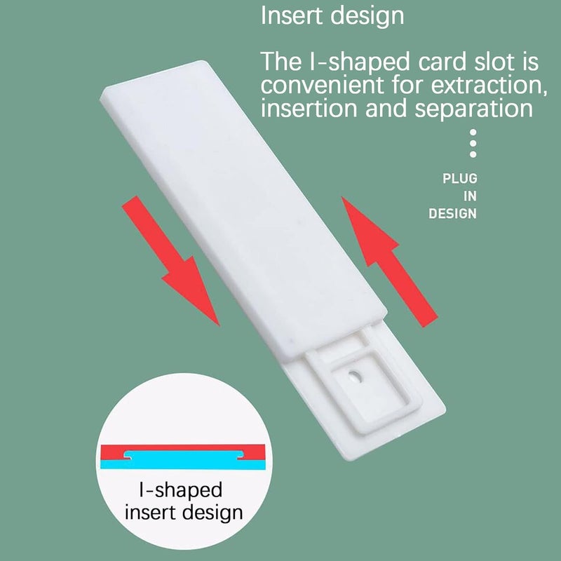 HomeAra HomeAra Self Adhesive Power Strip HolderWall Mounted PunchFree Plugin Board Router Fixed Double Sided Sticker Without Plugin Holder Surge Protector Fixator Organizer Cord Management Pack of2  - Image 4
