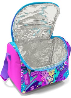 CORAL HIGH Graffiti Patterned Girl Thermal Insulated Lunch Bag and Pencil Case Set  - Image 2