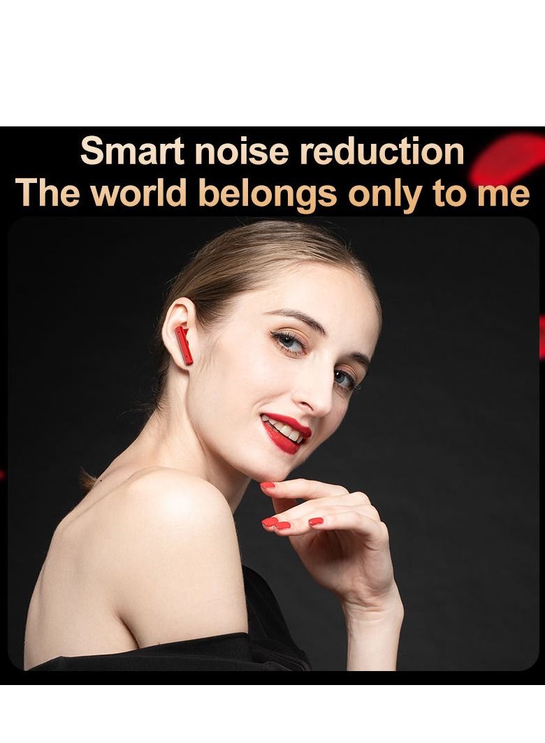 GULFLINK Luxury Fashion Design Lipstick Earbuds Pink - Image 5