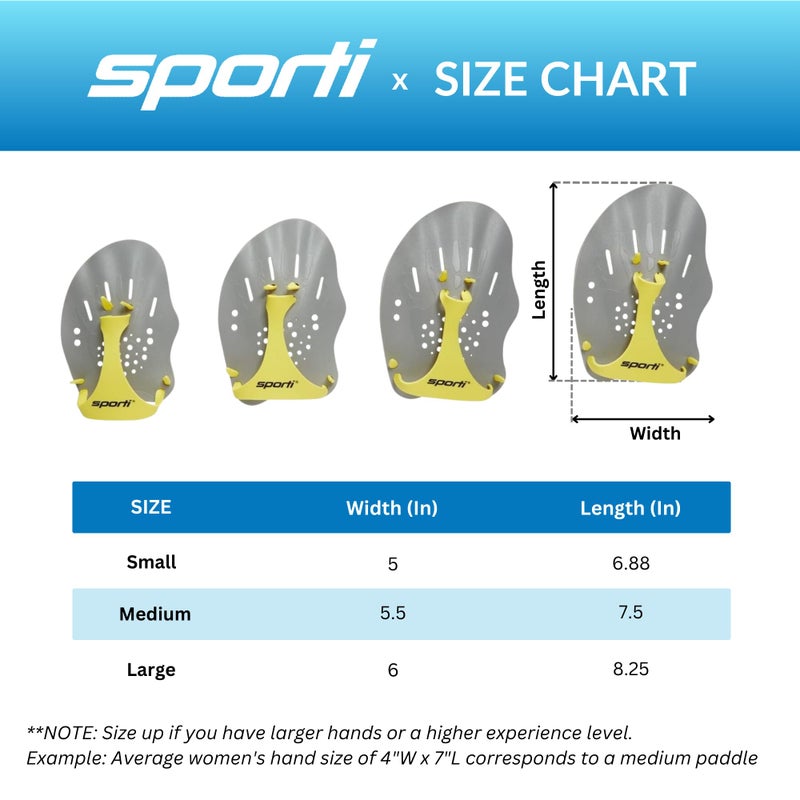 Sporti Swim Paddles (Medium) - Image 5