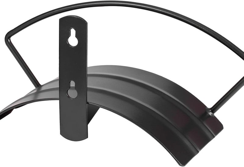 Eastrans Wall Mount Garden Hose Holder, Heavy Duty Water Hose Holder Easily Holds Up to 125 Feet 3/4’’ Hose, Solid Metal & Rust-Free, Perfect Garden Hose Storage for Outside Yard Lawn,Black - Image 3