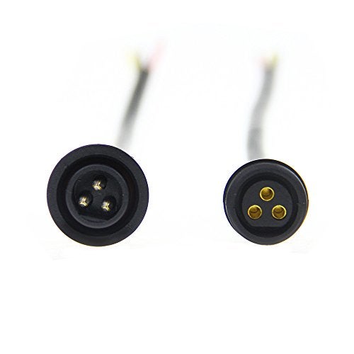 ALITOVE موصل LED ذكر وأنثى مقاوم للماء IP65 من ALITOVE مع 5 أزواج 3 دبابيس 3 نواة وكابل بطول 20 سم 18AWG 3X0.75mm² لمصابيح 5V 12V WS2811 WS2812 WS2812B SK6812 SK6812-RGBW لعيد الهالوين وعيد الميلاد 21 مم - Image 2