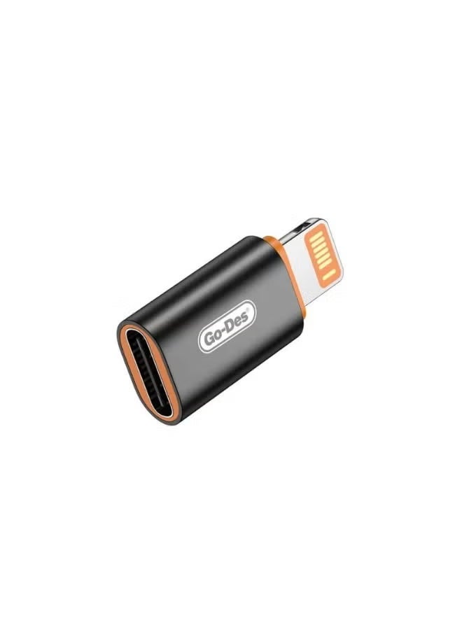 جو-ديز GD-CT064 PD 20W Fast Charging & Audio Convert Adapter – Dual Function USB-C Adapter for Charging and Music Playback, Compatible with Smartphones, Tablets, and iPads, Compact Design, High-Speed Power Delivery & Clear Audio - Image 1