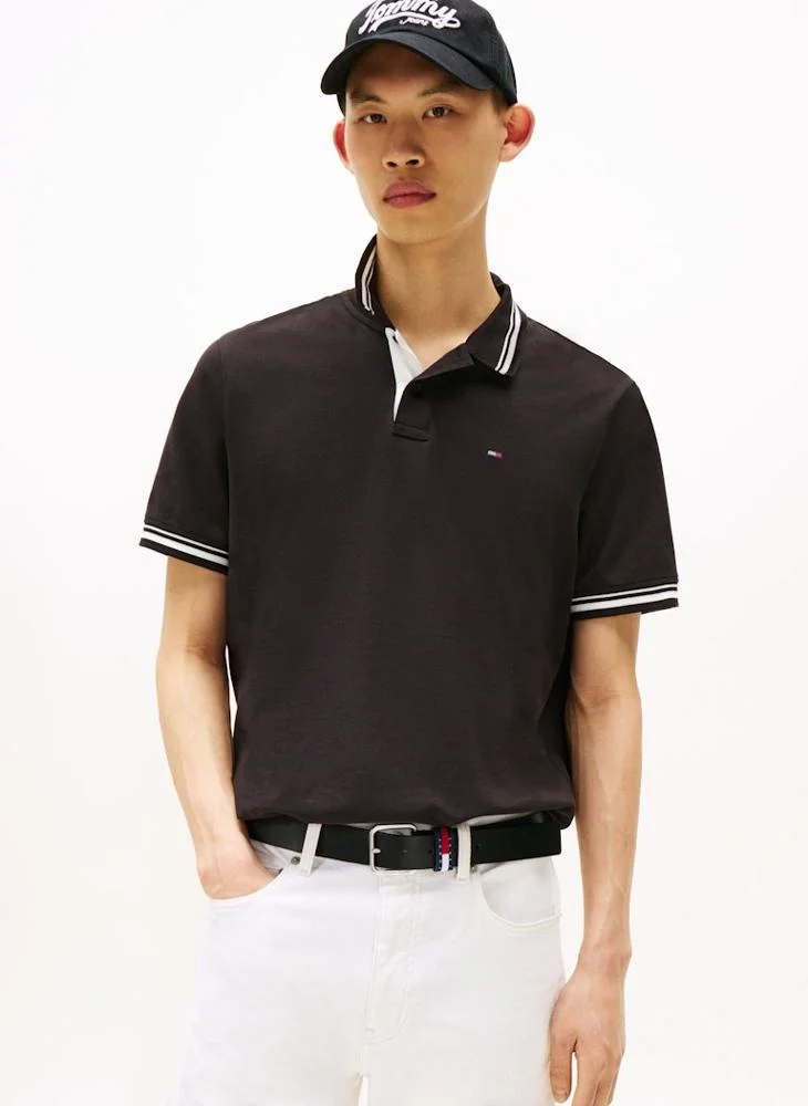 TOMMY JEANS Cotton Short Sleeve Polo