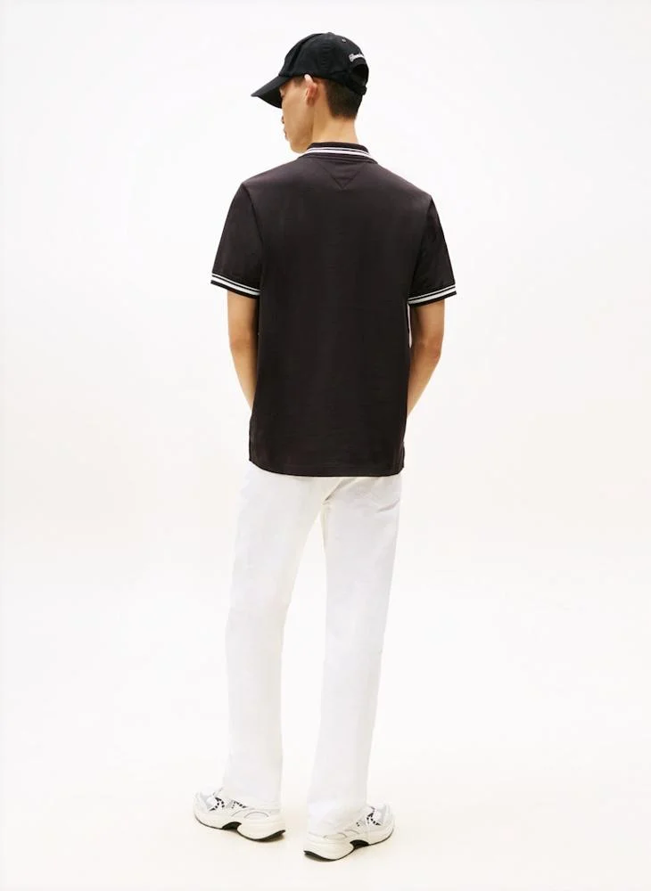 TOMMY JEANS Cotton Short Sleeve Polo