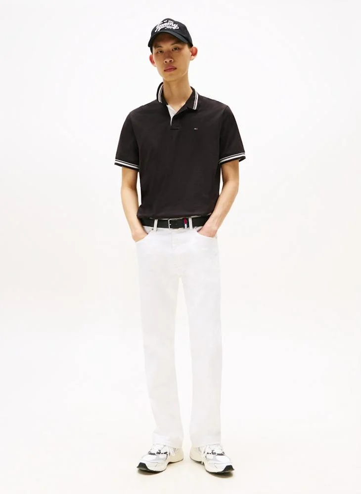 TOMMY JEANS Cotton Short Sleeve Polo