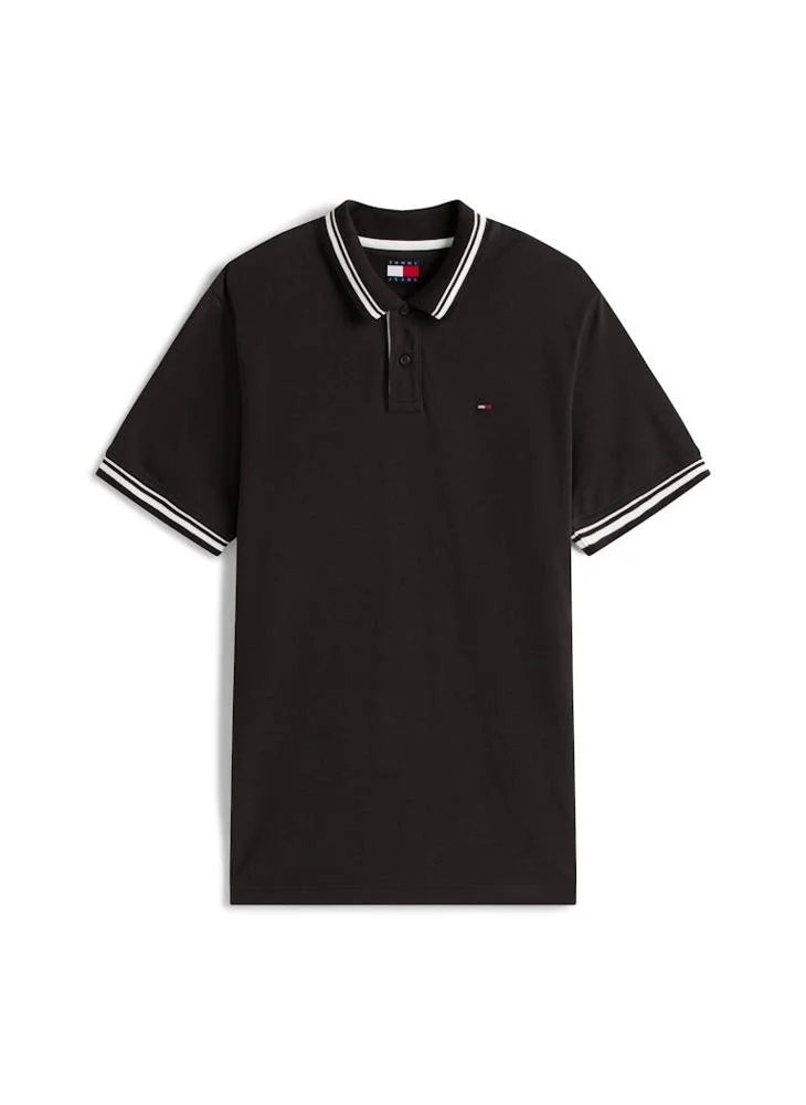 TOMMY JEANS Cotton Short Sleeve Polo