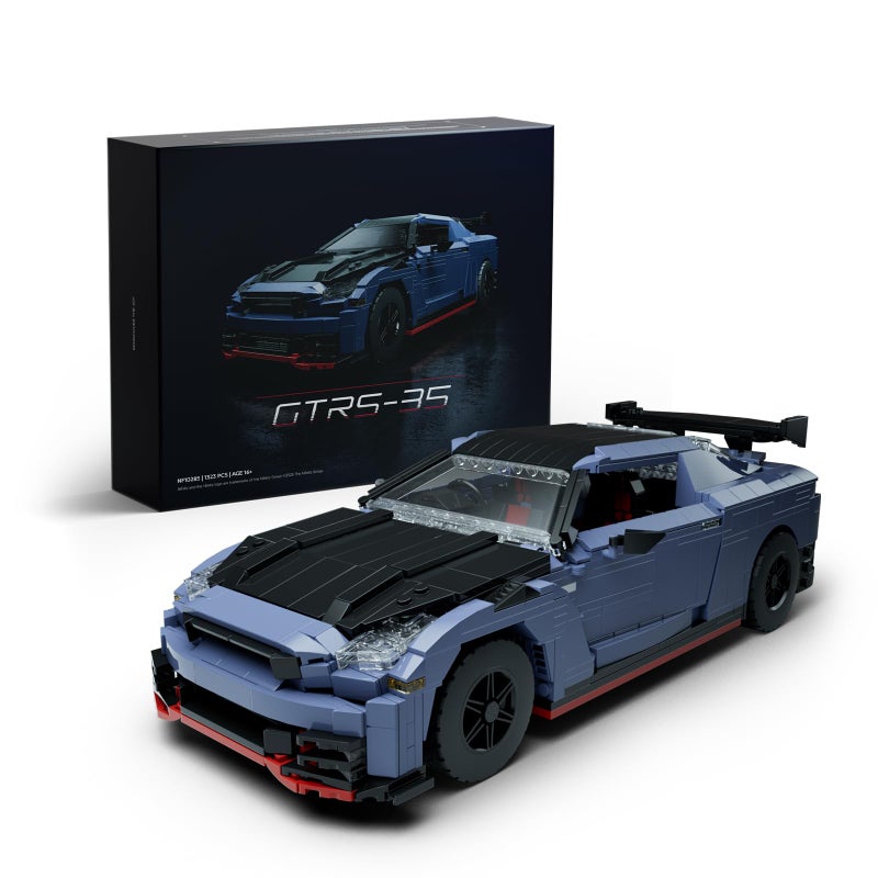 Nifeliz GTRS35 Sports Car Building Set 114 Scale Collectible Model Set for Display Gift for Adult Car Enthusiasts 1323PCS NF10285
