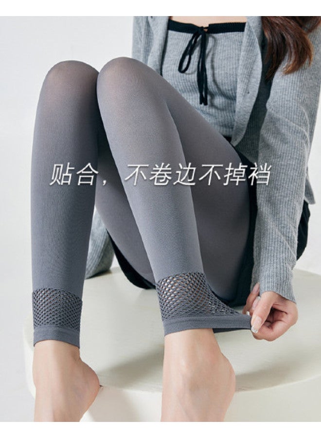 Top melon Spring And Autumn Style Slimming Flesh-Colored Leggings Skin-Tone Ankle Pants For Women, Wearable As Outerwear, No Sagging, Anti-Snag Tights - Image 1