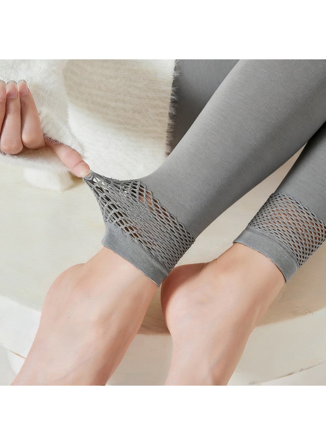 Top melon Spring And Autumn Style Slimming Flesh-Colored Leggings Skin-Tone Ankle Pants For Women, Wearable As Outerwear, No Sagging, Anti-Snag Tights - Image 5