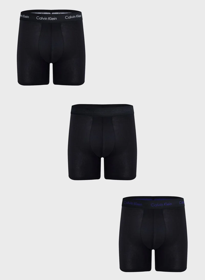 CALVIN KLEIN 3 Pack Assorted Trunks