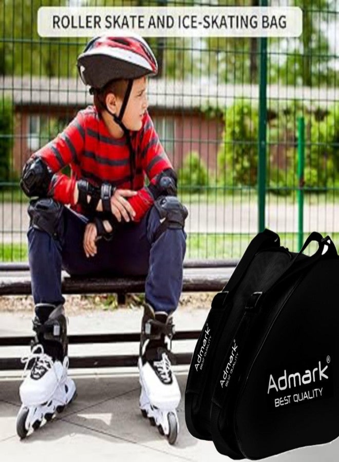 ADMARK Skating Bag for Roller Skates | Inline Skates Sports Bag & Travel Bag for Men/Women/Kids/Boys/Girls Skating Backpack with Printed Design. - Image 4