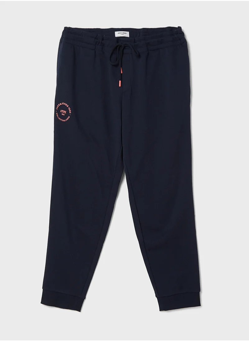 جاك اند جونز Plus Size Drawstring Pocket Detail Sweatpants