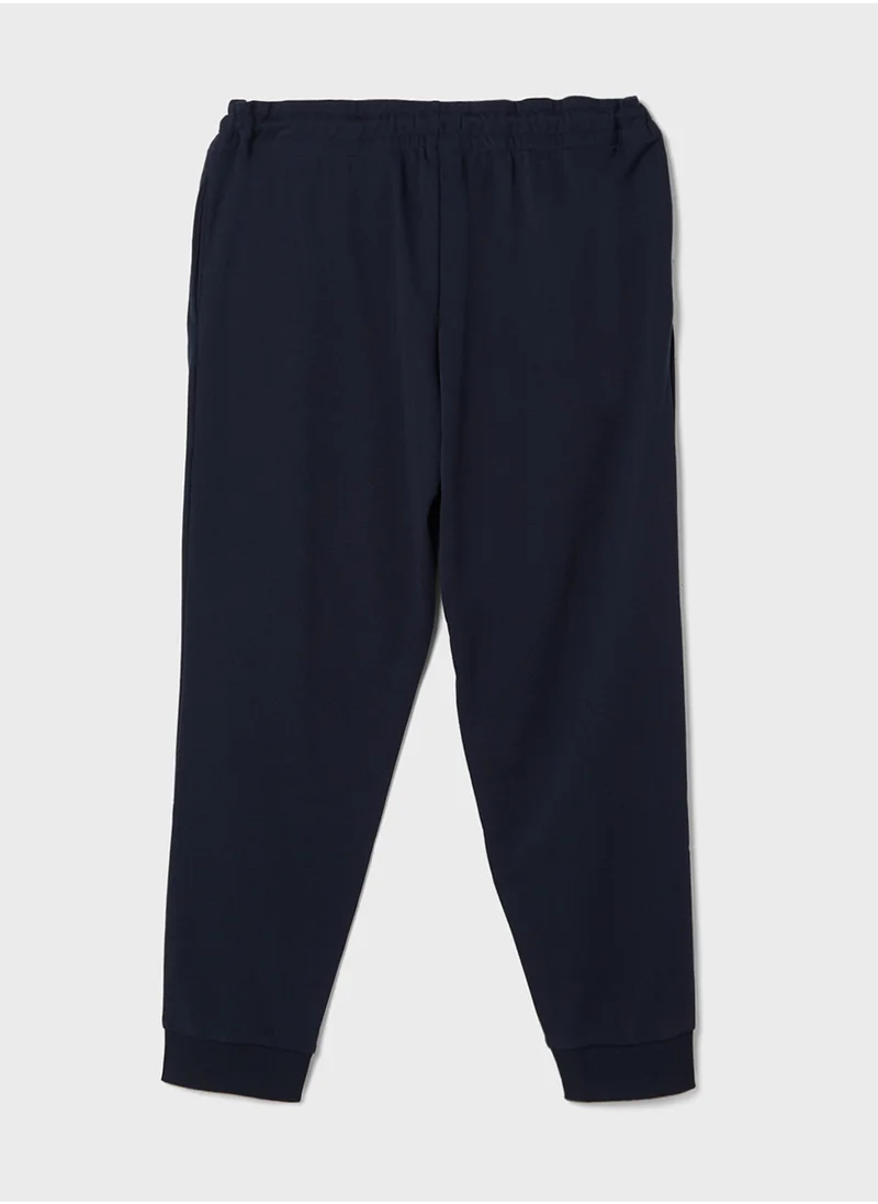 جاك اند جونز Plus Size Drawstring Pocket Detail Sweatpants