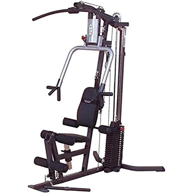 rayihni جيم منزلي Body Solid Exm1700S G3S مع وزن 160 رطل، رمادي/أسود - Image 1