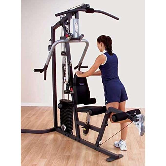 rayihni جيم منزلي Body Solid Exm1700S G3S مع وزن 160 رطل، رمادي/أسود - Image 2