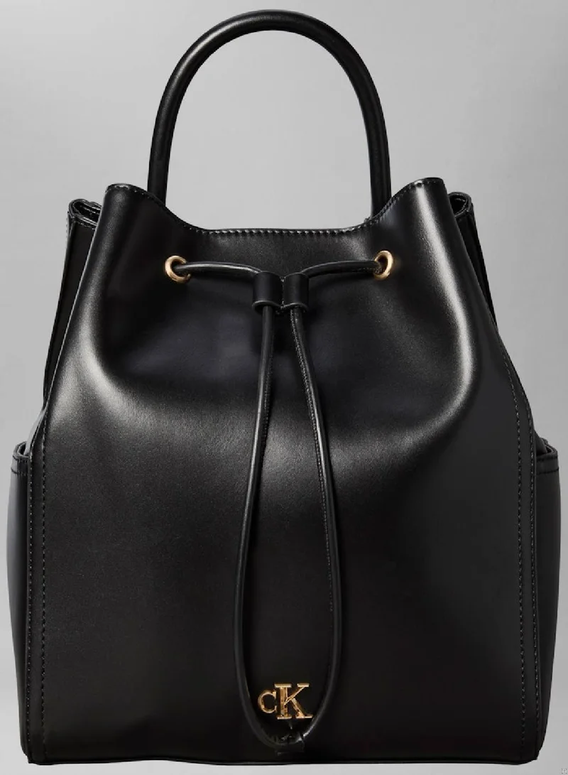 CALVIN KLEIN Monogram Drawstring Backpack