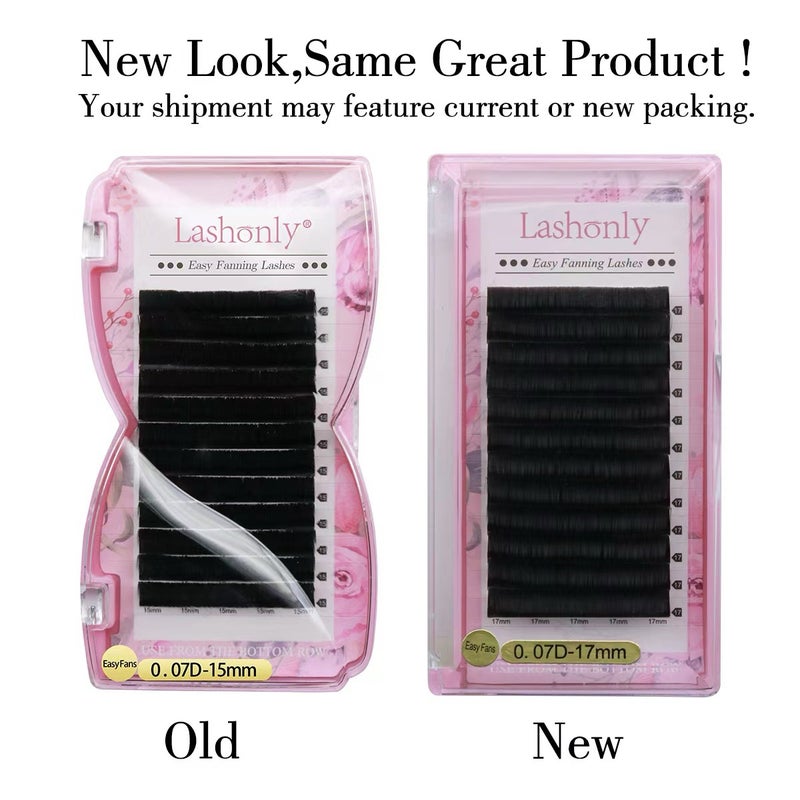 Exclusive Lashonly 0.03/0.05 One-Second Blooming Grafted False Eyelashes Easy to Bloom Dense Eyelashes - Image 4