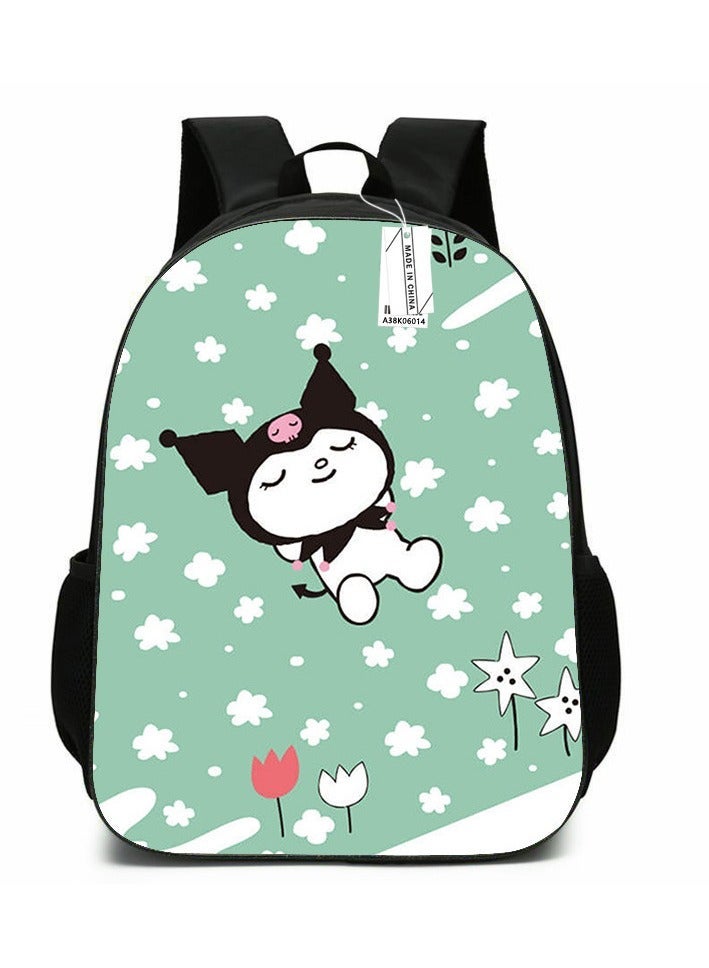 Children's Leisure Load Reduction Student Large Capacity Cartoon Anime Print Backpack and Schoolbag15 inches