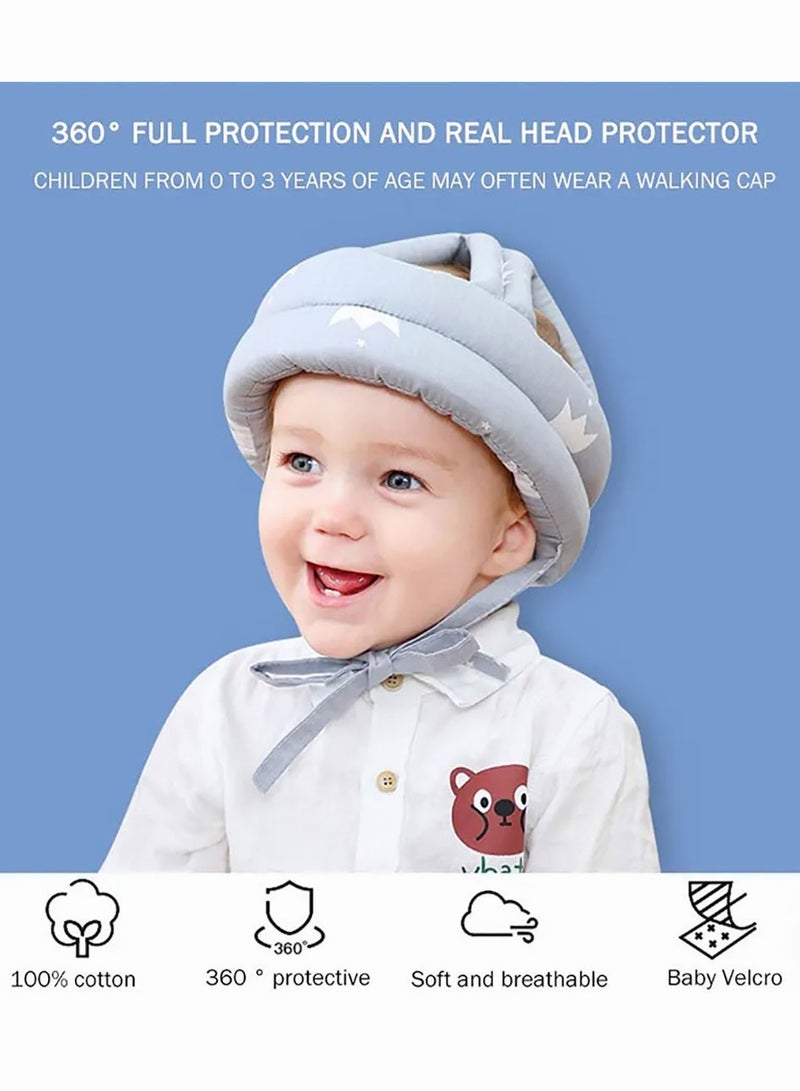 Nadrab Baby Helmet Child Safety Helmet Adjustable Protective Cap For Crawling Walking and Head Protection - Image 2