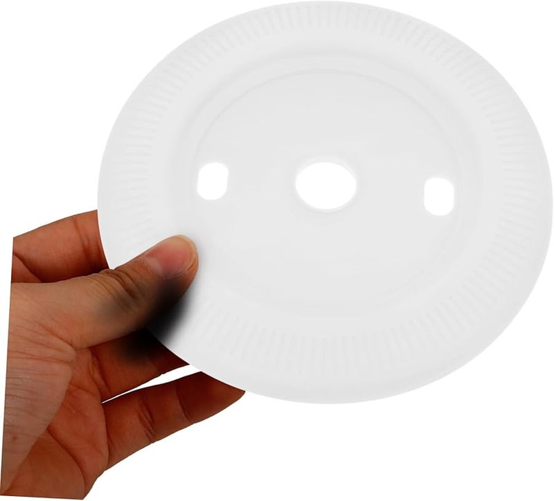 White Silicone Wall Plate Cover For Smart Thermostat Wall Mount - Image 4