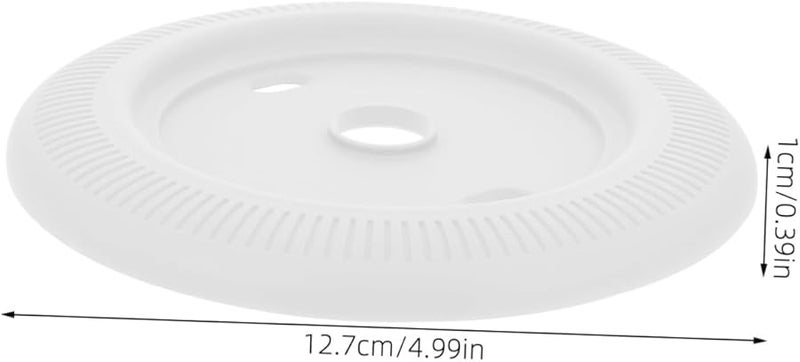 White Silicone Wall Plate Cover For Smart Thermostat Wall Mount - Image 3