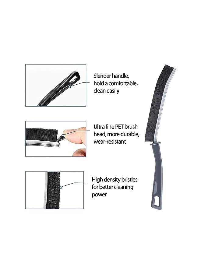 promass (4PCS) Gap Cleaning Brush, New Multifunctional Crevice Gap Cleaning Brush, Crevice Gap Cleaning Brush Tool, Hand-Held Groove Cleaning Brush for Window Rails, Bathroom, Kitchen - Image 5