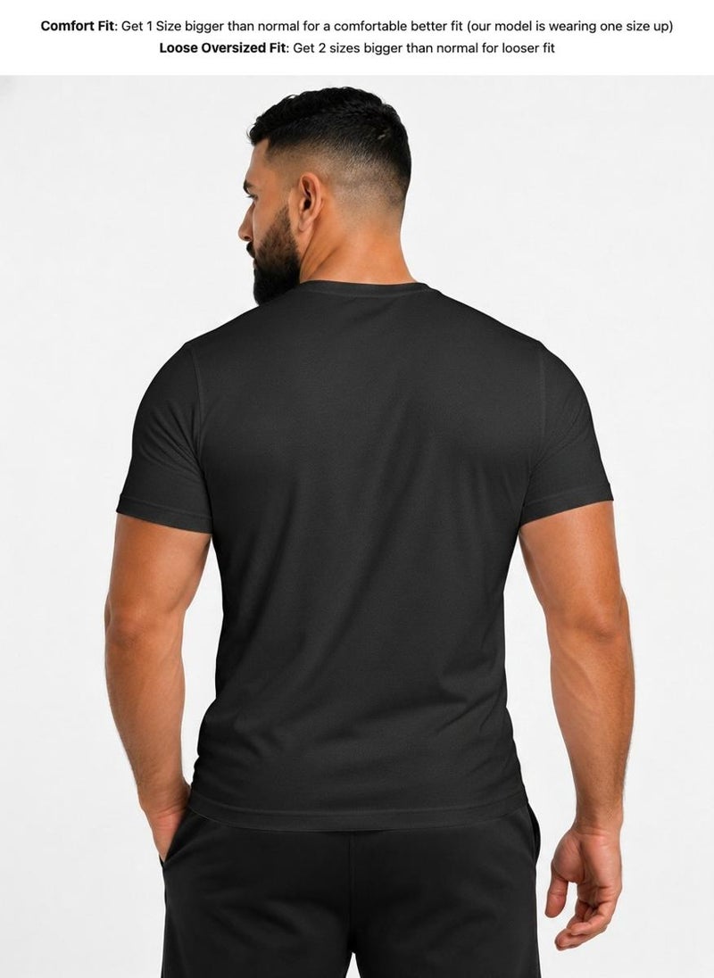بريما إيس رجالي T-Shirt عشاق الجيم لاكشري Black - Image 2