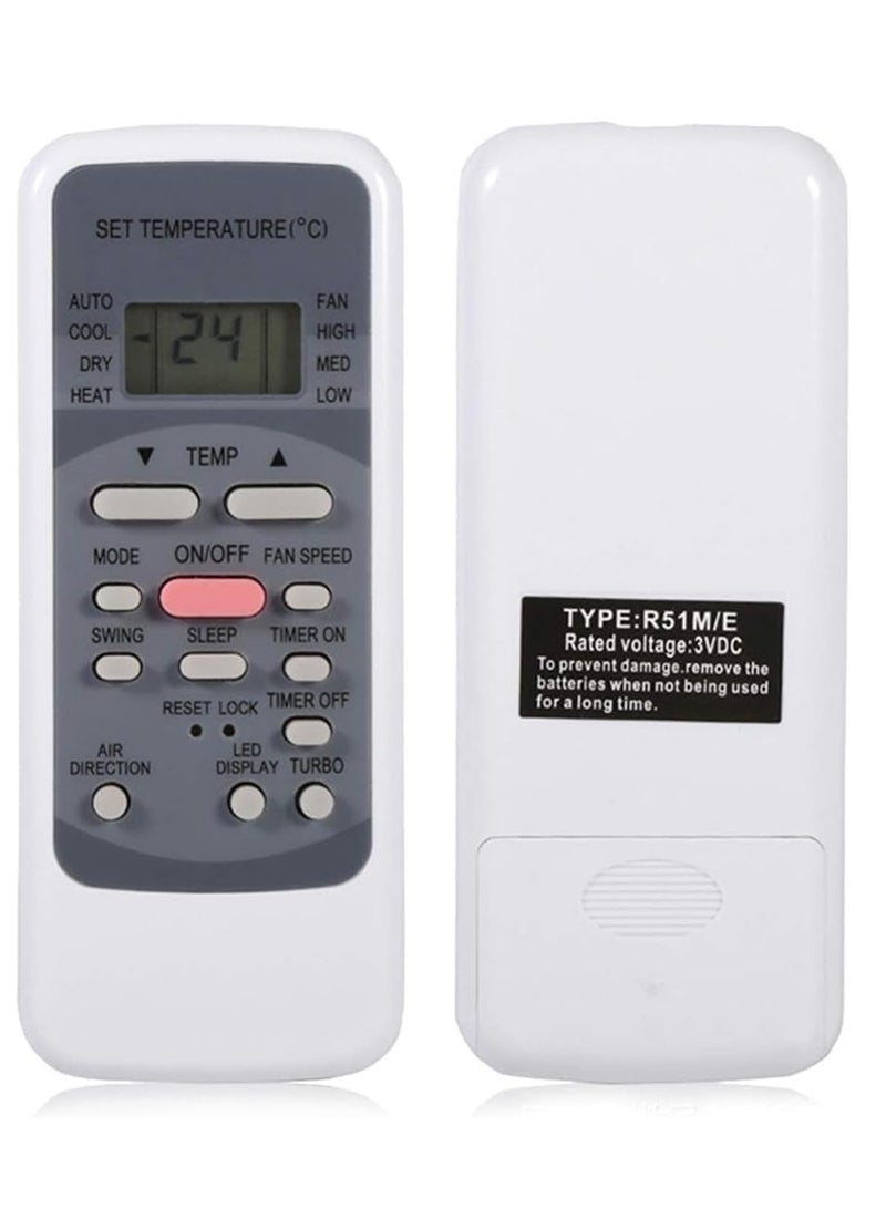 ELTRAZONE R51M/E Remote Control Replacement for Midea Air Conditioner, Universal Air Conditioner Remote Control Fit for Midea Brand - Image 1