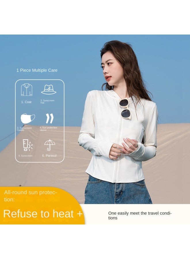 Baleno Women's Lightweight Breathable Sun Protection Jacket With High Elasticity Upf50+ Uv Protection Open Front Cardigan For Outdoor Commuting - Image 3