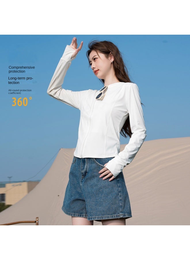 Baleno Women's Lightweight Breathable Sun Protection Jacket With High Elasticity Upf50+ Uv Protection Open Front Cardigan For Outdoor Commuting - Image 5
