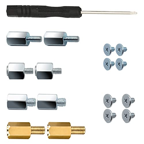 SGTKJSJS M.2 NVME PCIe SSD PS5 Mounting Screws for ASUS, MSI, Gigabyte Motherboards - 17 Pieces - Image 1