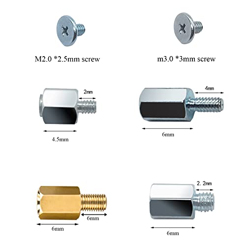 SGTKJSJS M.2 NVME PCIe SSD PS5 Mounting Screws for ASUS, MSI, Gigabyte Motherboards - 17 Pieces - Image 2