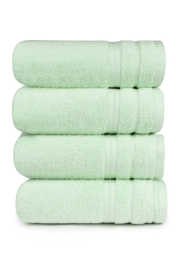 CLEANUP TOWELS CLEANUP TOWELS Set Of 04 Bath Towels 70cm x 130cm, 550 GSM Premium Combed Quality 100% Cotton, Highly Absorbent Bathroom Towels For Home, Shower and Hotels. Perfect For Daily Use…  - Image 1