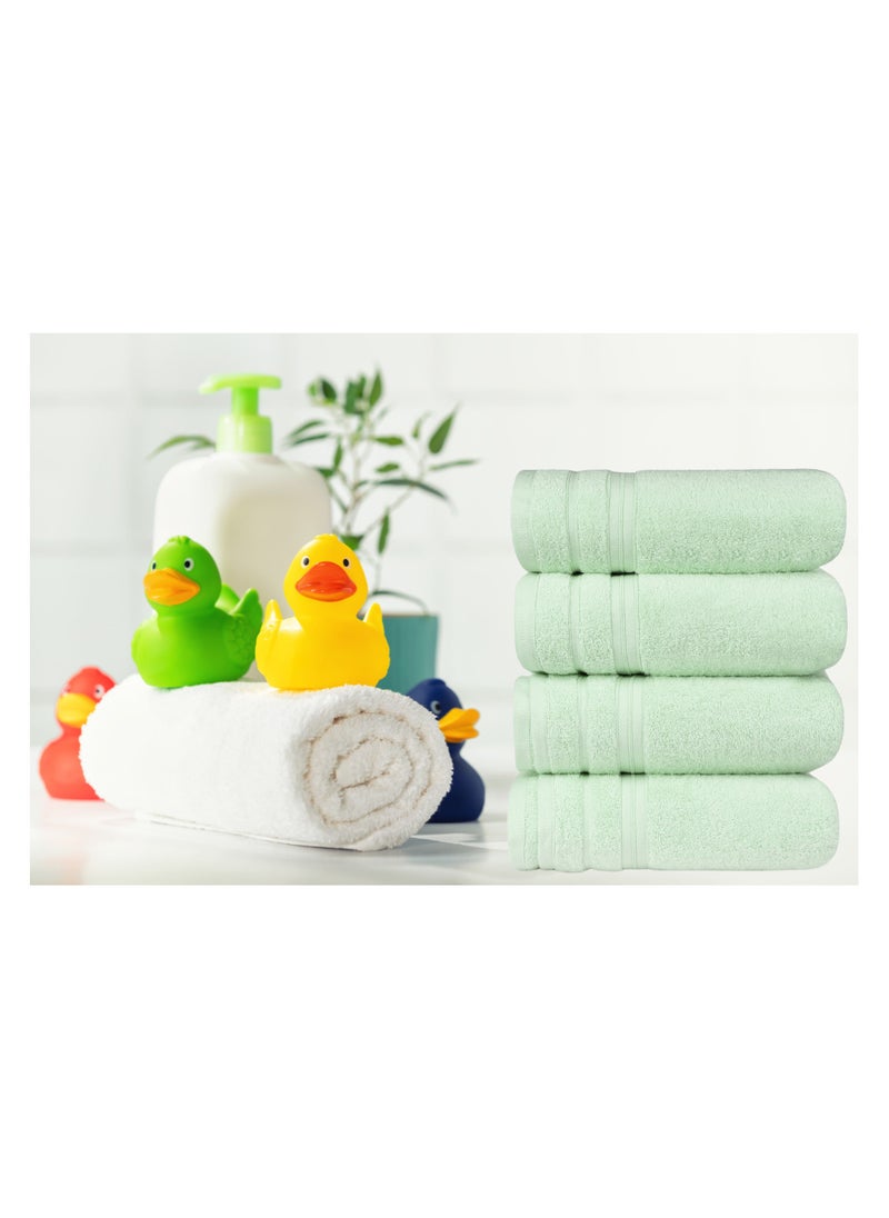 CLEANUP TOWELS CLEANUP TOWELS Set Of 04 Bath Towels 70cm x 130cm, 550 GSM Premium Combed Quality 100% Cotton, Highly Absorbent Bathroom Towels For Home, Shower and Hotels. Perfect For Daily Use…  - Image 2
