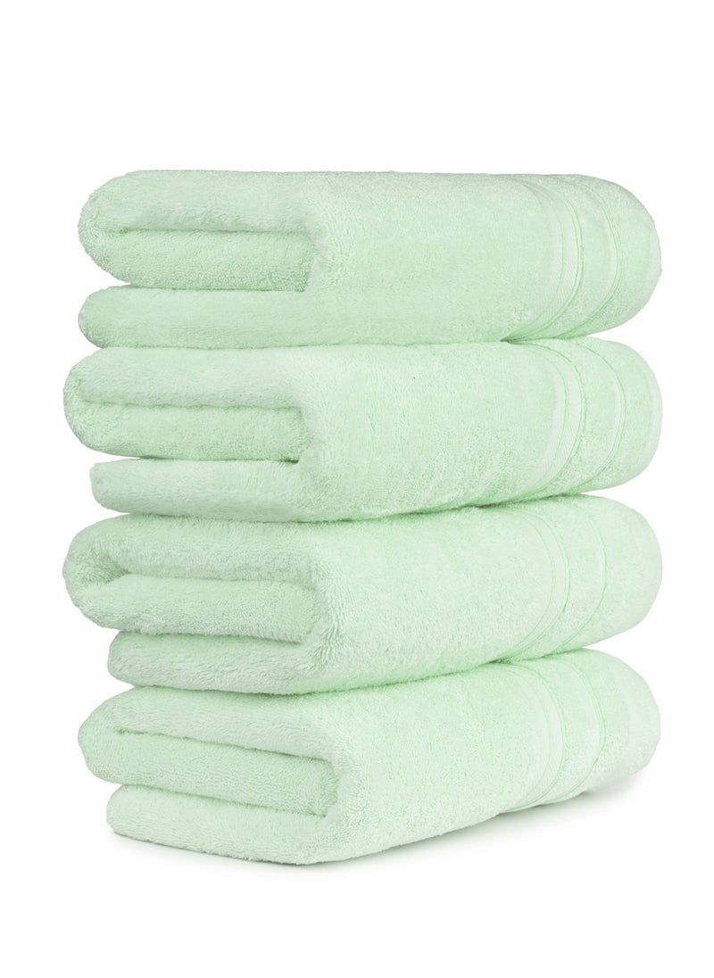 CLEANUP TOWELS CLEANUP TOWELS Set Of 04 Bath Towels 70cm x 130cm, 550 GSM Premium Combed Quality 100% Cotton, Highly Absorbent Bathroom Towels For Home, Shower and Hotels. Perfect For Daily Use…  - Image 5